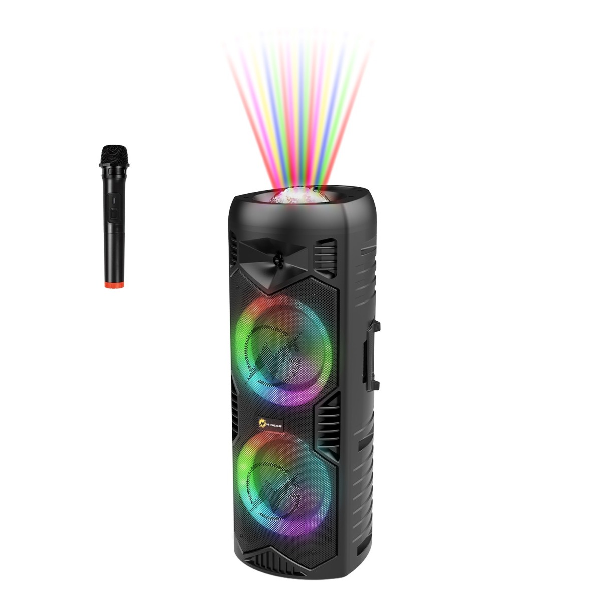 N-Gear Lets Go Party 5150 Tragbarer Karaoke-Lautsprecher schwarz