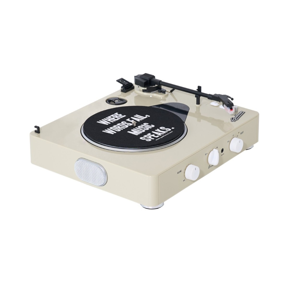 Gadhouse Brad MKII Plattenspieler mit Bluetooth Elfenbein