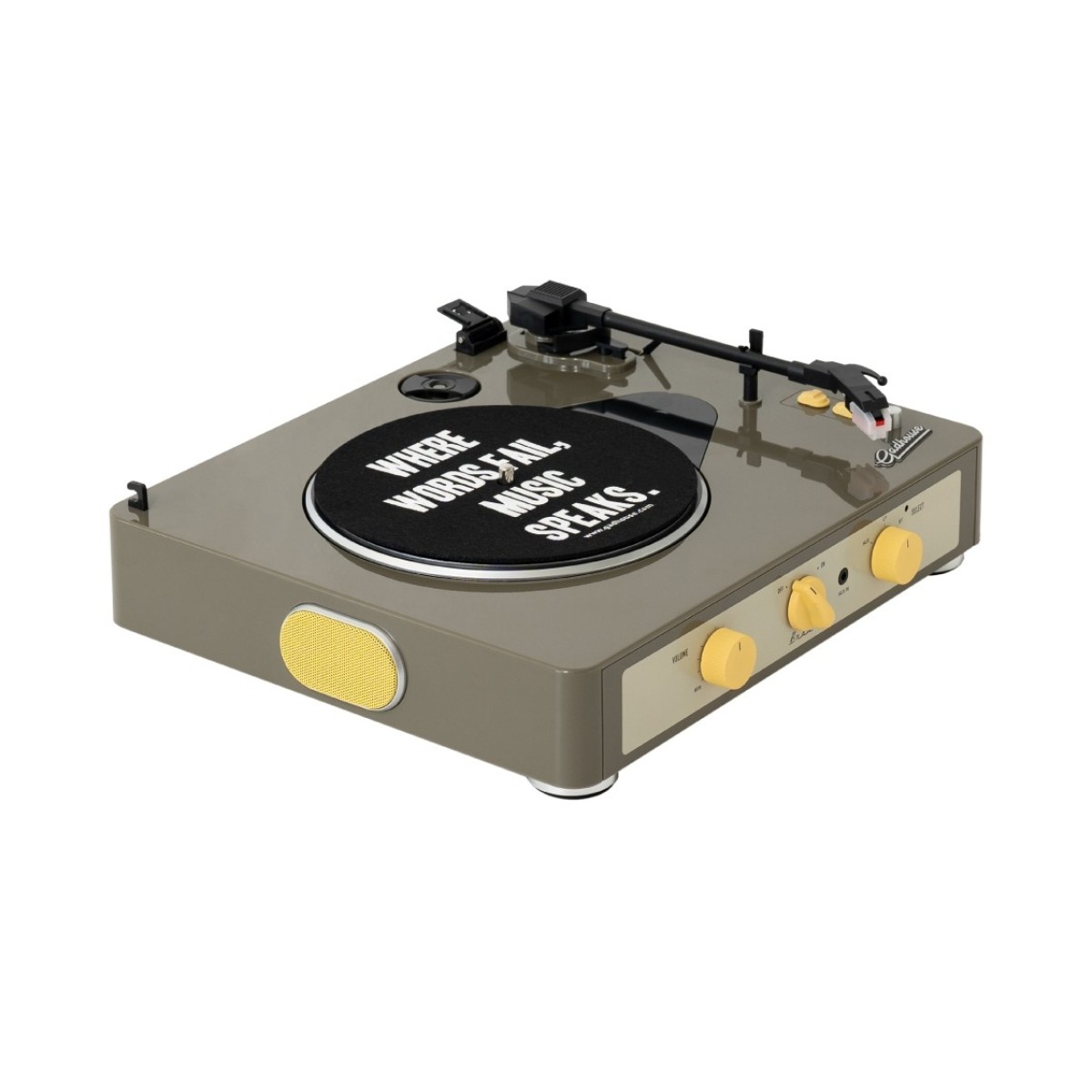 Gadhouse Brad MKII Plattenspieler mit Bluetooth Grau