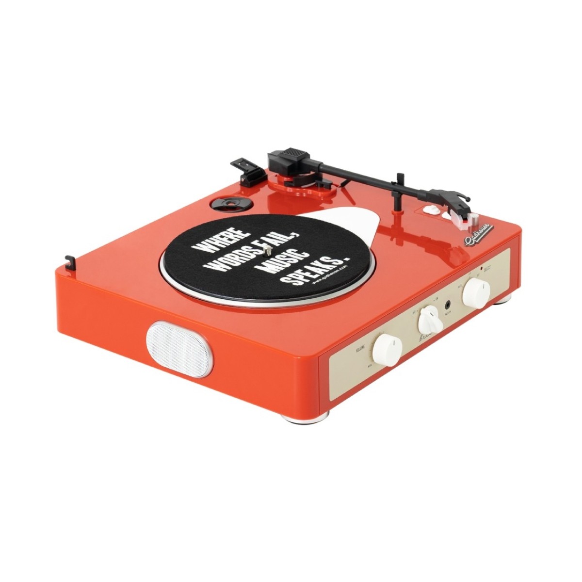 Gadhouse Brad MKII Plattenspieler mit Bluetooth Tangerine