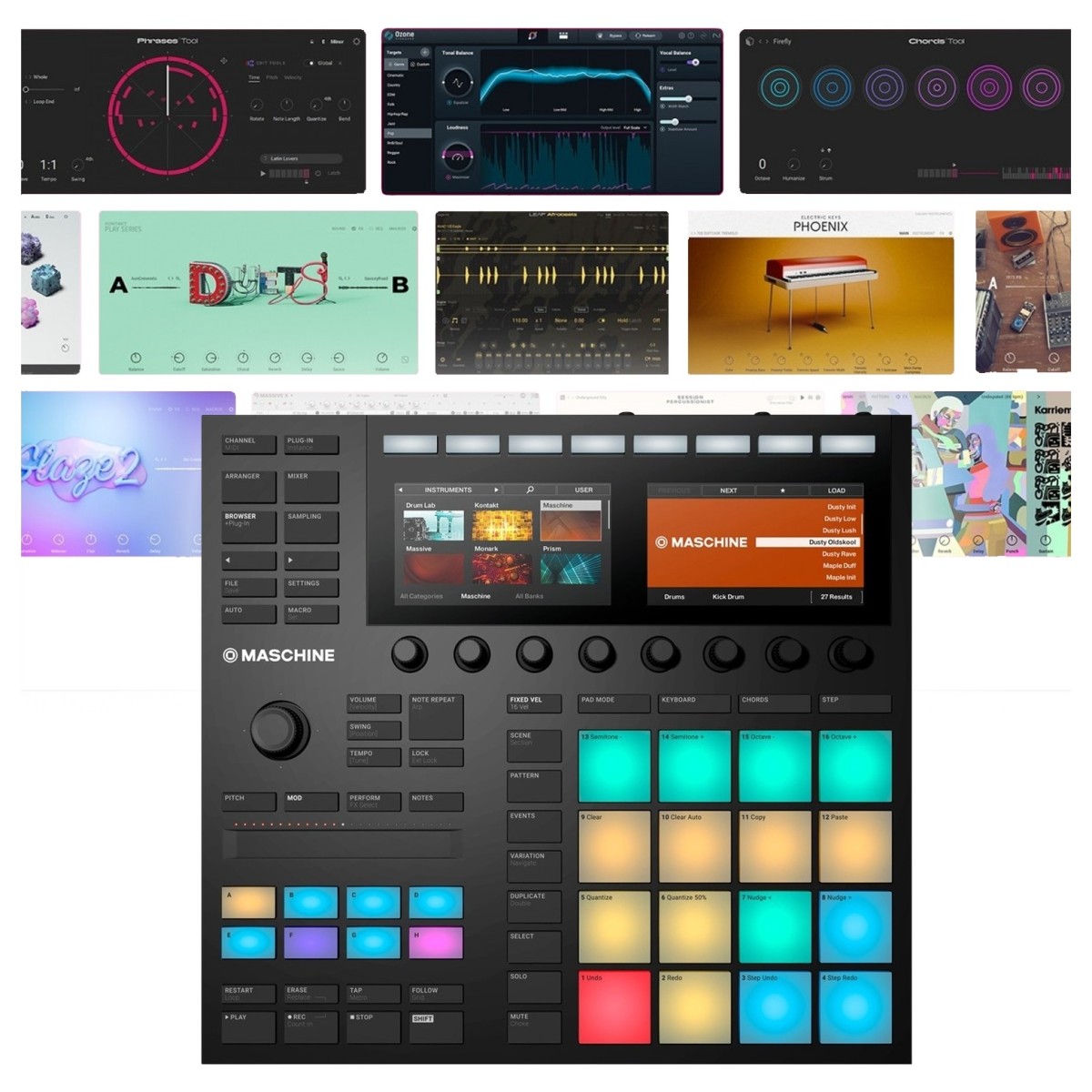 Native Instruments Maschine MK3 mit Upgrade auf Komplete 15 Standard