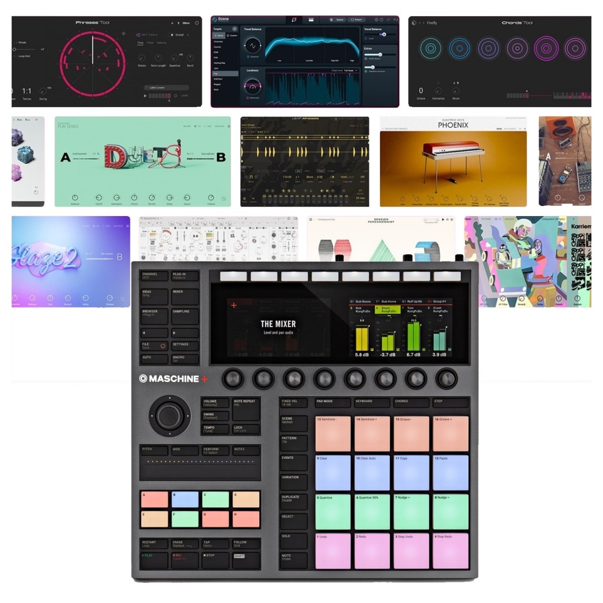 Native Instruments Maschine+ mit Komplete 15