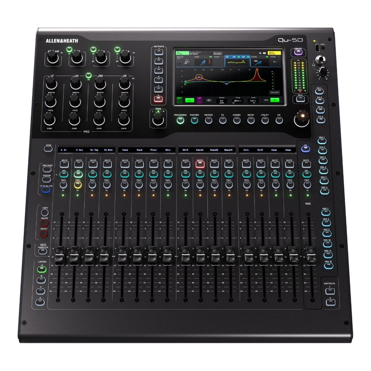 Allen & Heath QU-5D Digitales Mischpult mit Dante