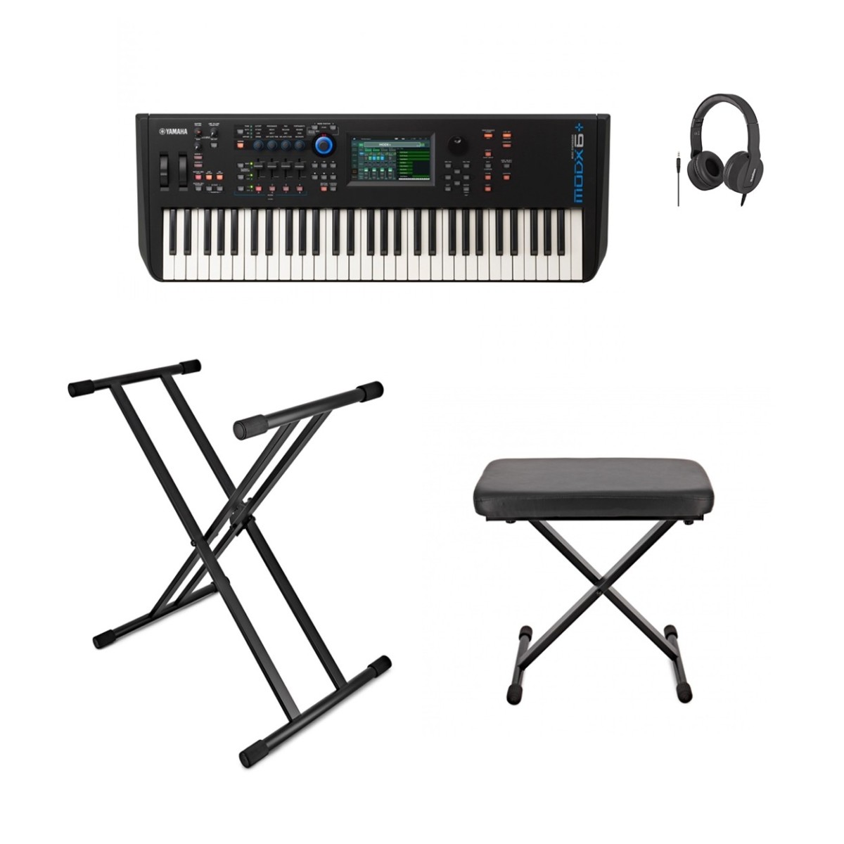 Yamaha MODX6 Plus Synthesizer-Keyboard-Paket