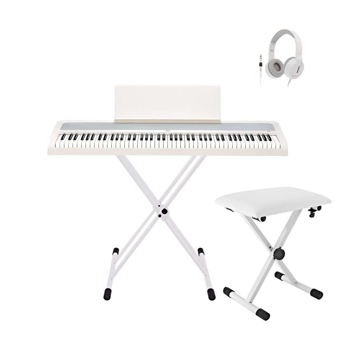 Korg B2+ Digital Piano Paket Weiß