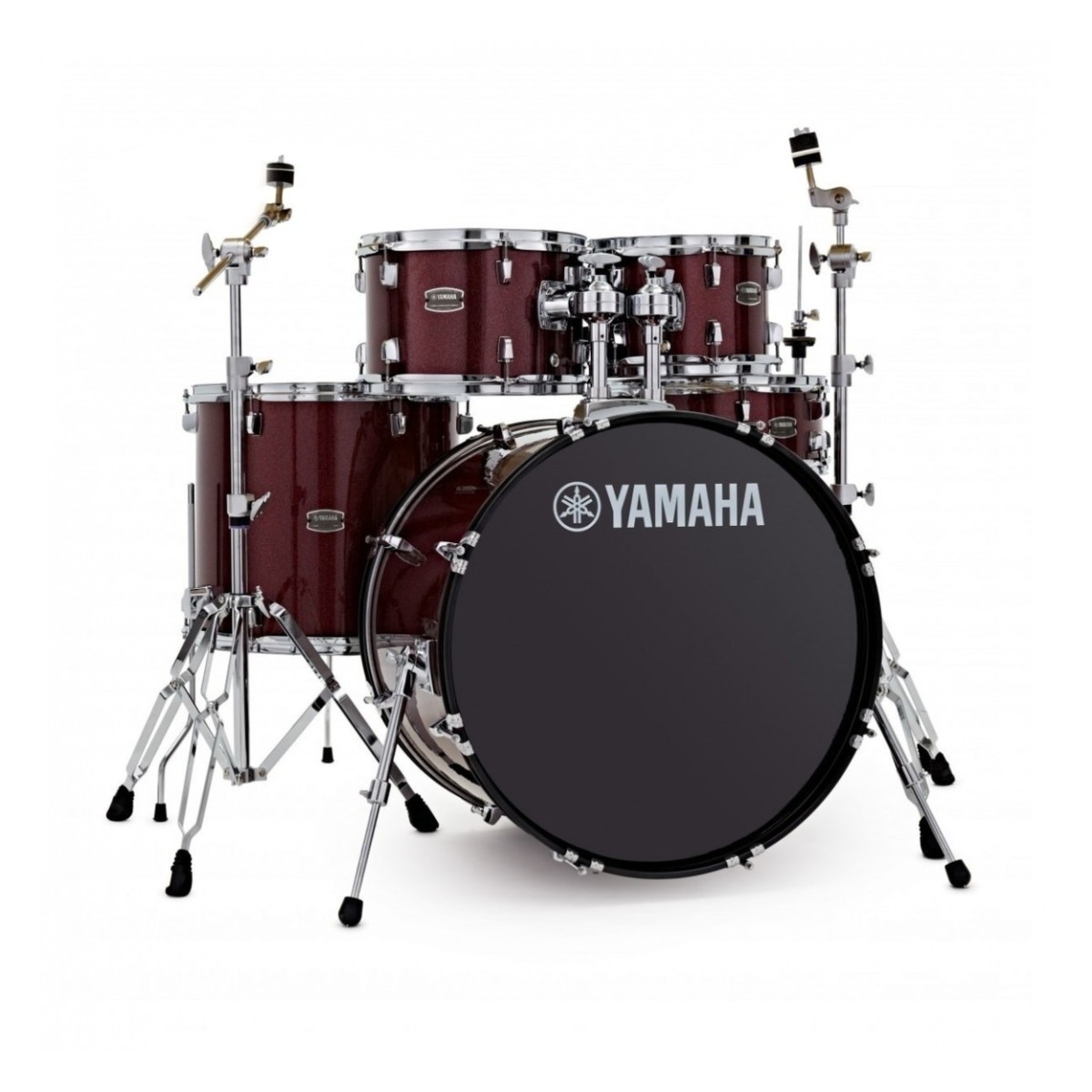Yamaha Rydeen 22' Schlagzeug mit Hardware Burgundy Glitter