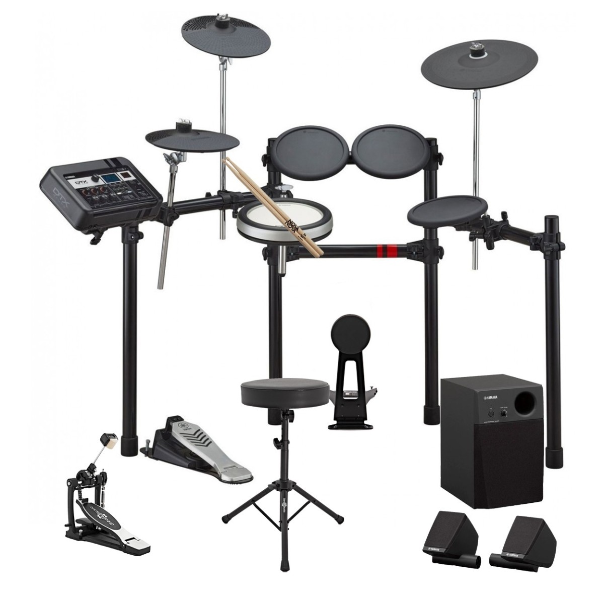 Yamaha DTX6K-X E-Drums mit Monitor-Zubehörpaket