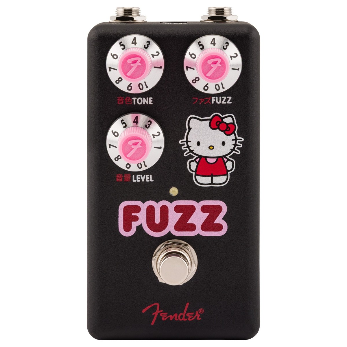 Fender x Hello Kitty schwarzes Fuzz-Pedal