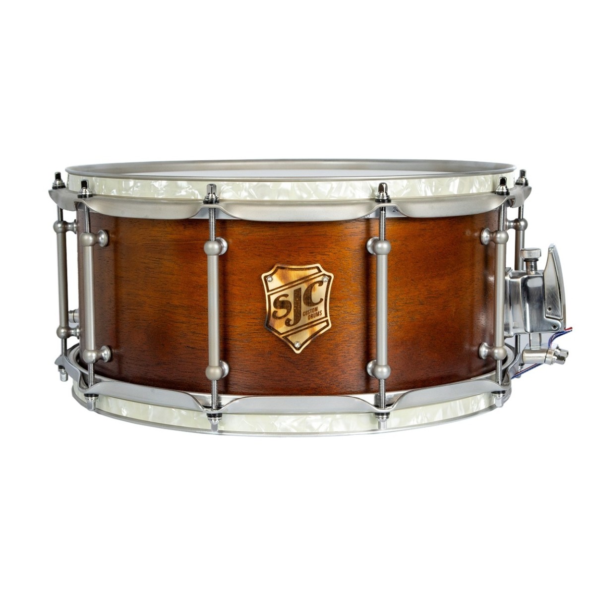 SJC Drums 14 x 65' Custom Snare Whiskey Fade