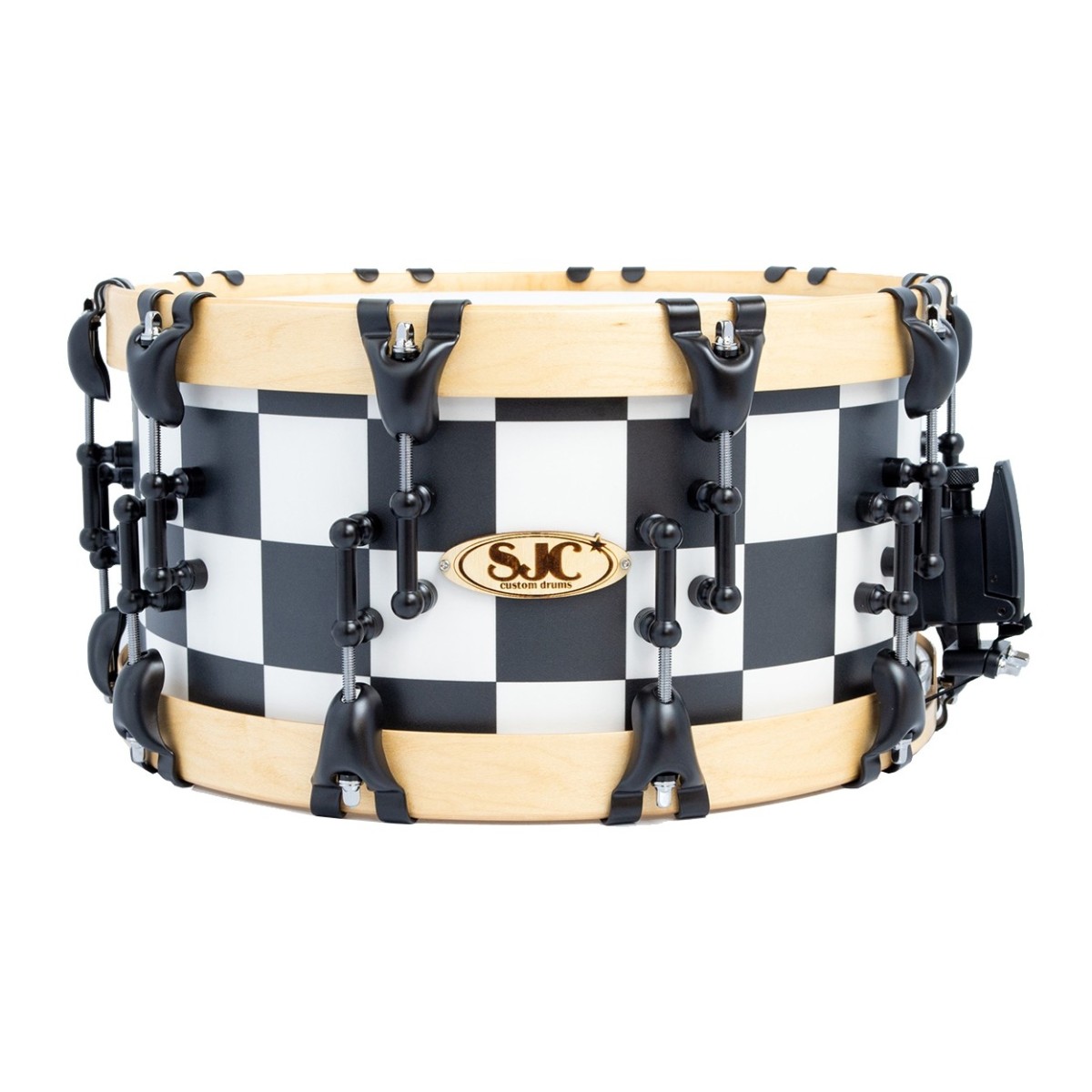 SJC Drums 14 x 7' Benutzerdefiniert Snare Checkerboard