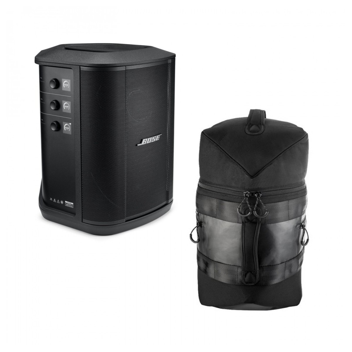 Bose S1 Pro+ Batteriebetriebenes Multi-Positions-PA-System mit Rucksack