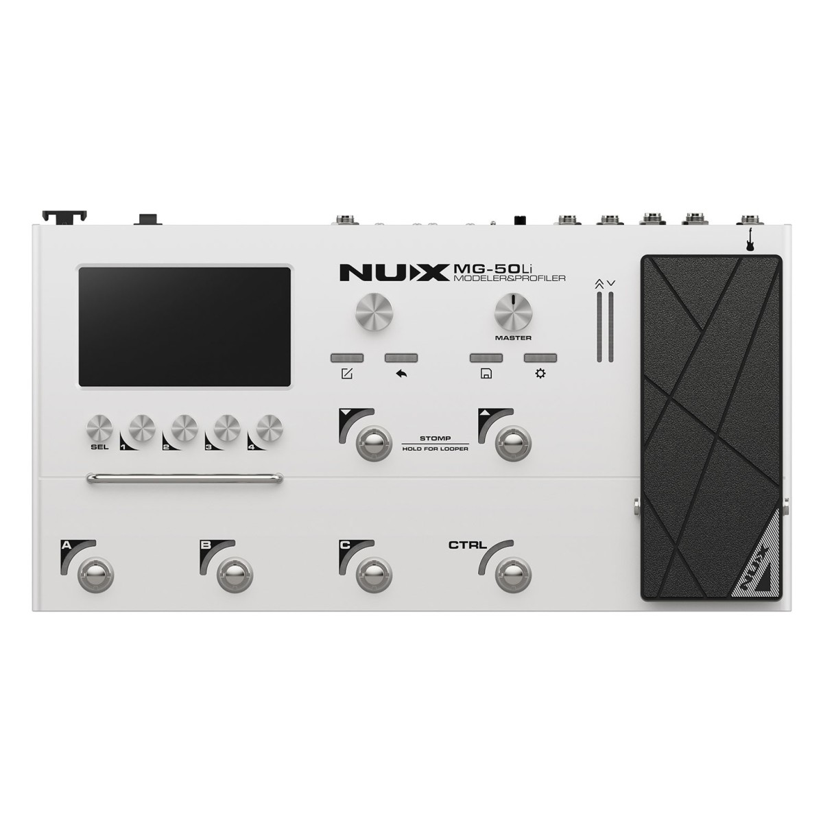 NUX MG50li Gitarren-Multi-FX-Prozessor & Profiler Weiß