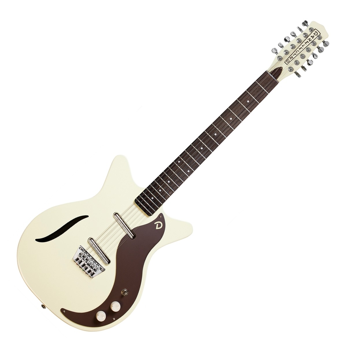 Danelectro Vintage 12-saitige Gitarre Vintage White