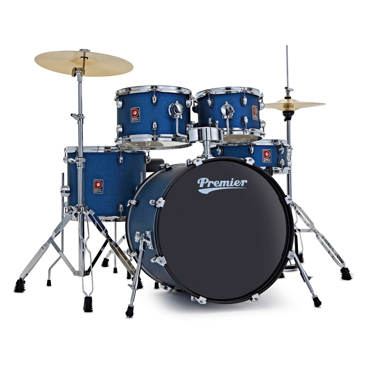 Premier Revolution 20' 5teiliges Schlagzeug Blue Stardust