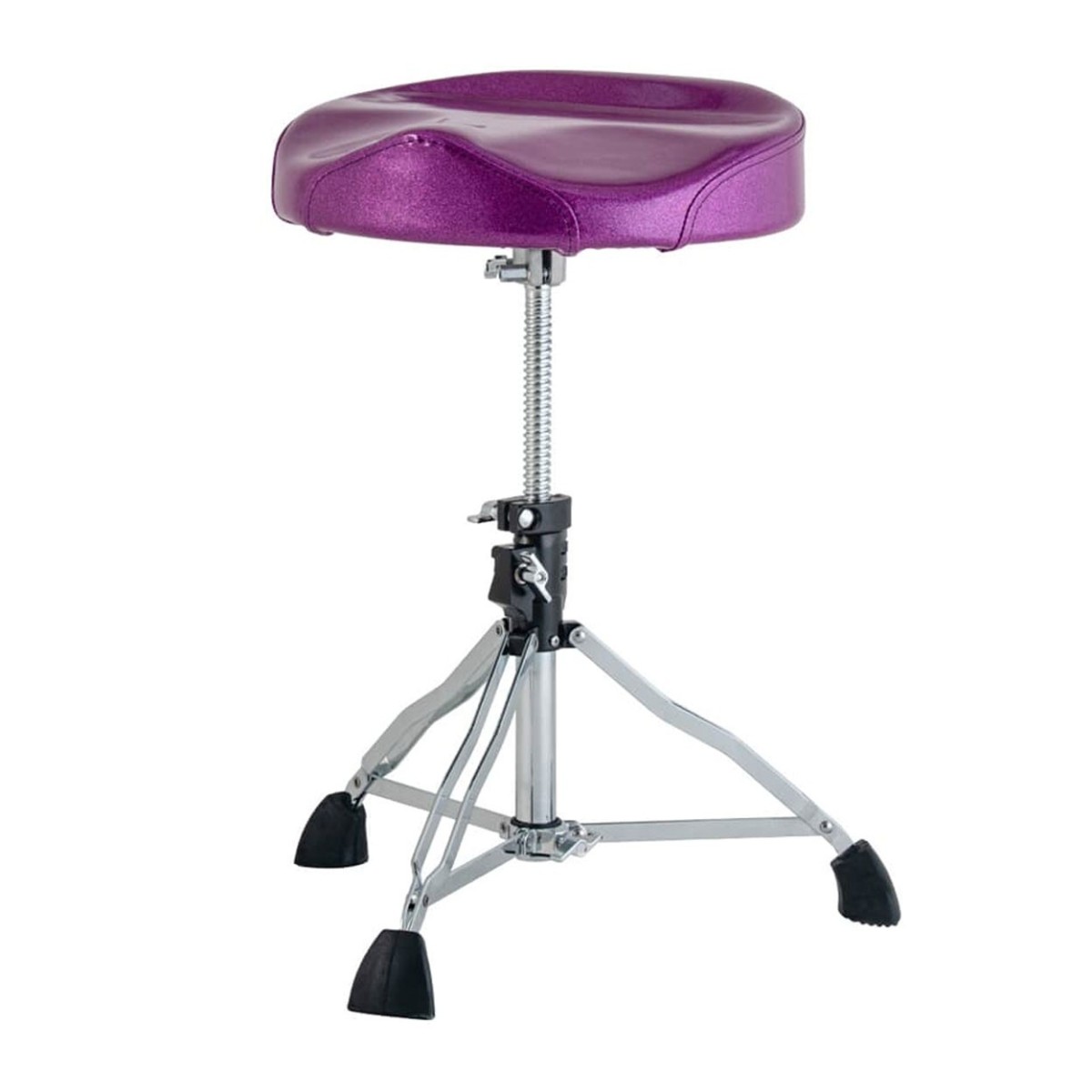 Dixon PSN-13PS Motorrad-Drum Drummer-Sitz Purple Sparkle