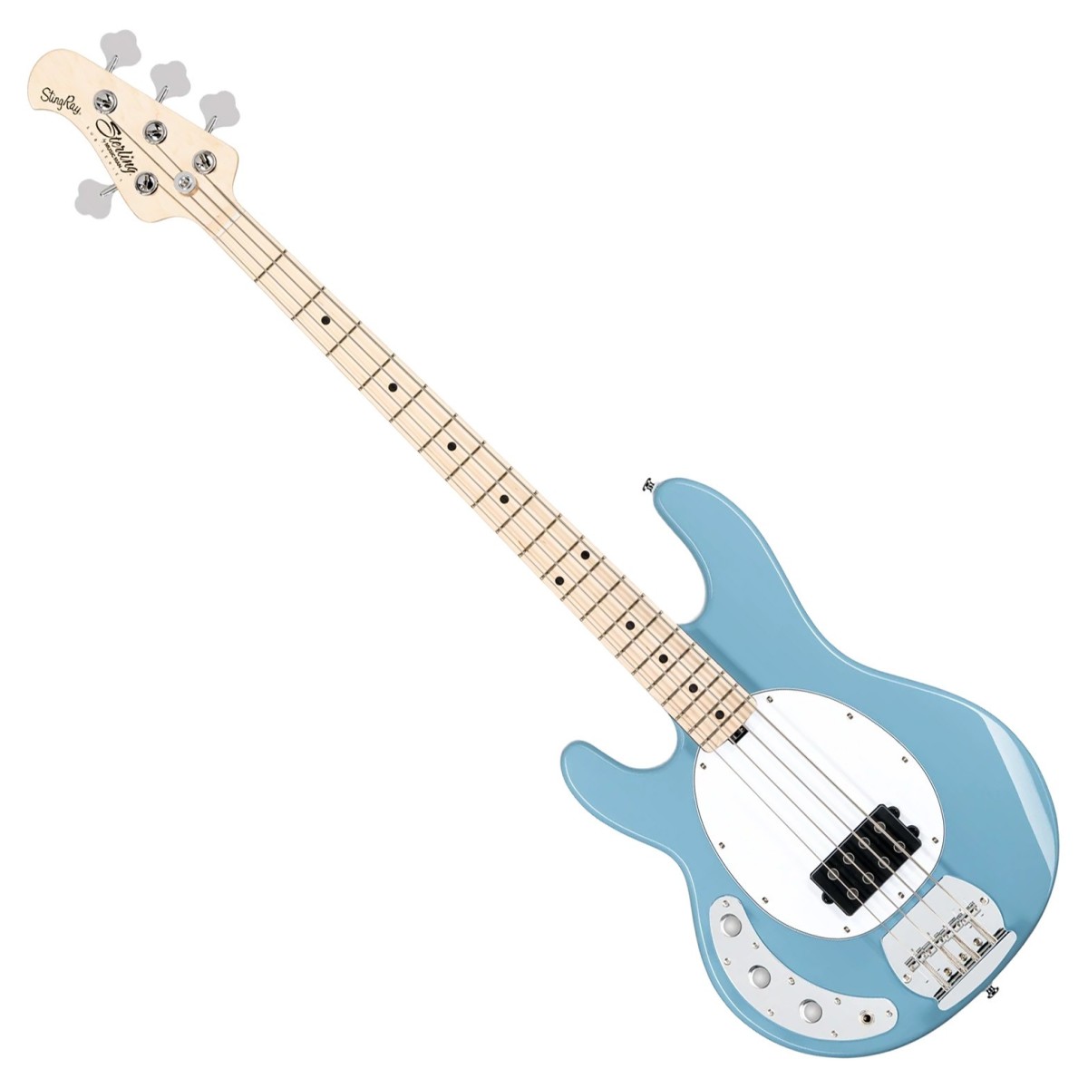 Sterling Stingray Ray4 Bass Linkshänder Chopper Blau