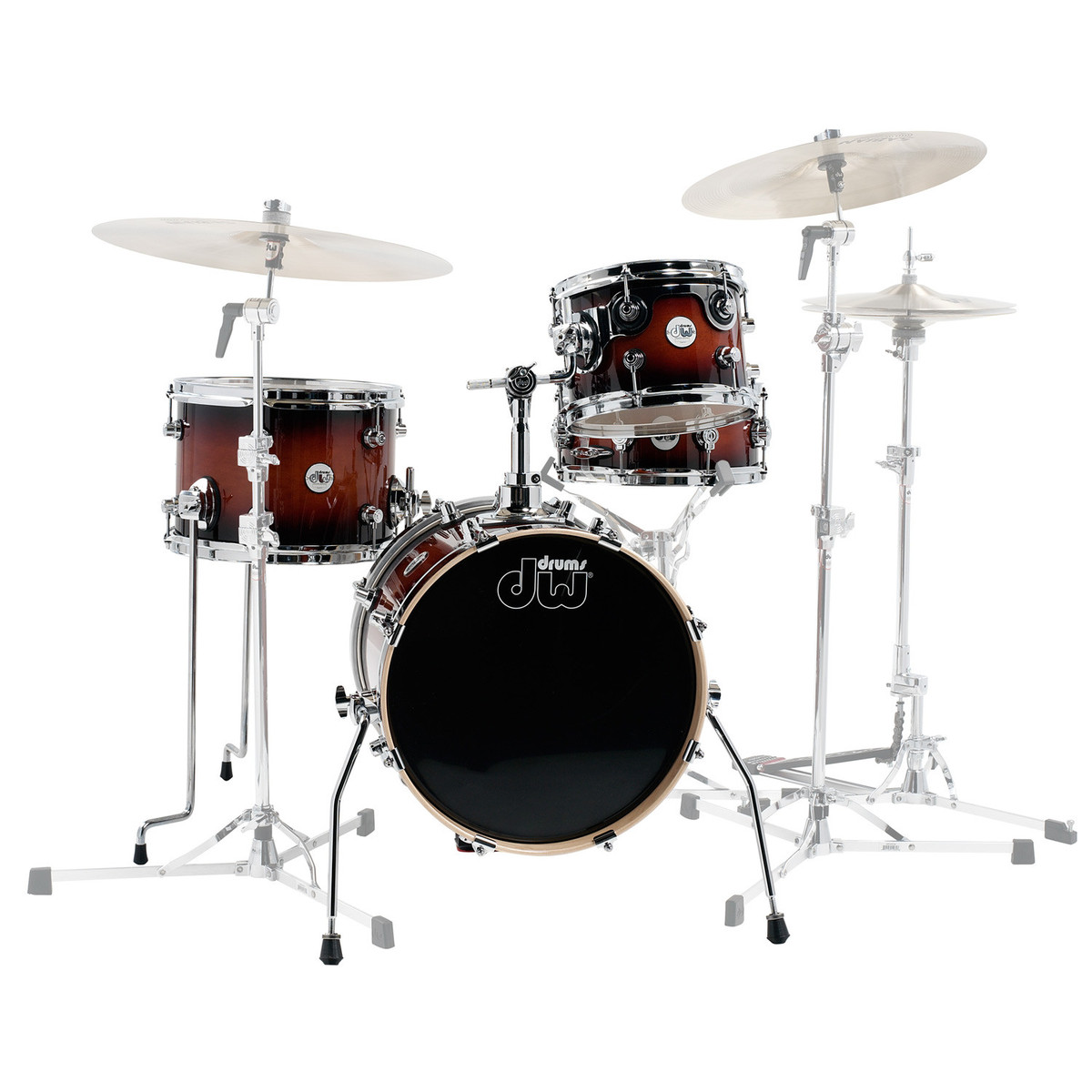 DW Drums Design Serie Mini Pro 16 Maple Shell Pack Tobacco Burst