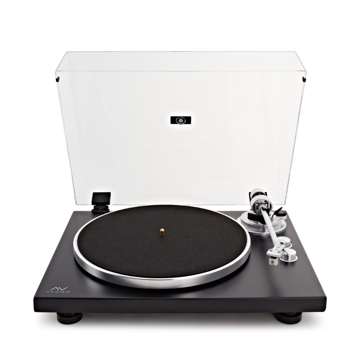 AVCOM Bluetooth Gürtel -Plattenspieler mit „ '-Nadel schwarz Drive Audio-Technica