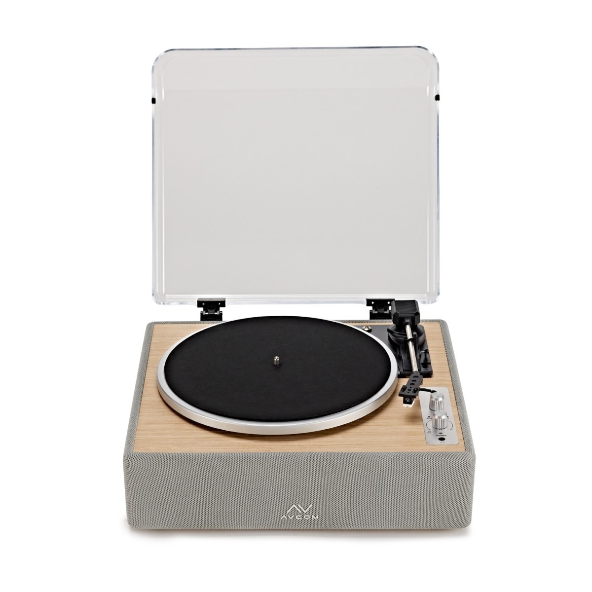AVCOM All-in-One- Bluetooth -Plattenspieler Eiche