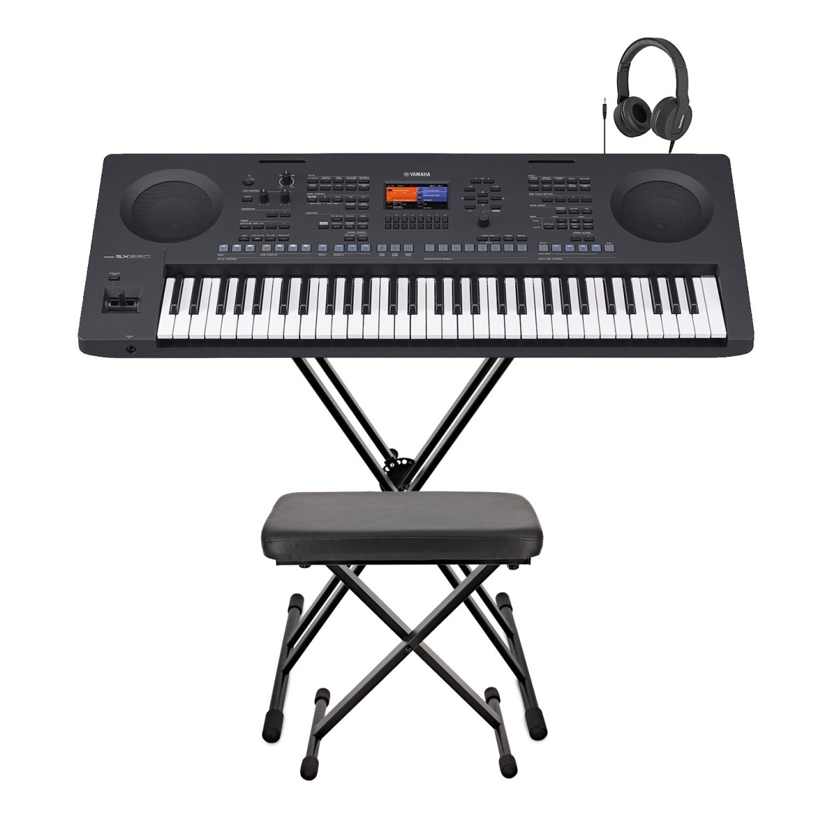 Yamaha PSR SX620 Digitales Arranger-Keyboard-Paket