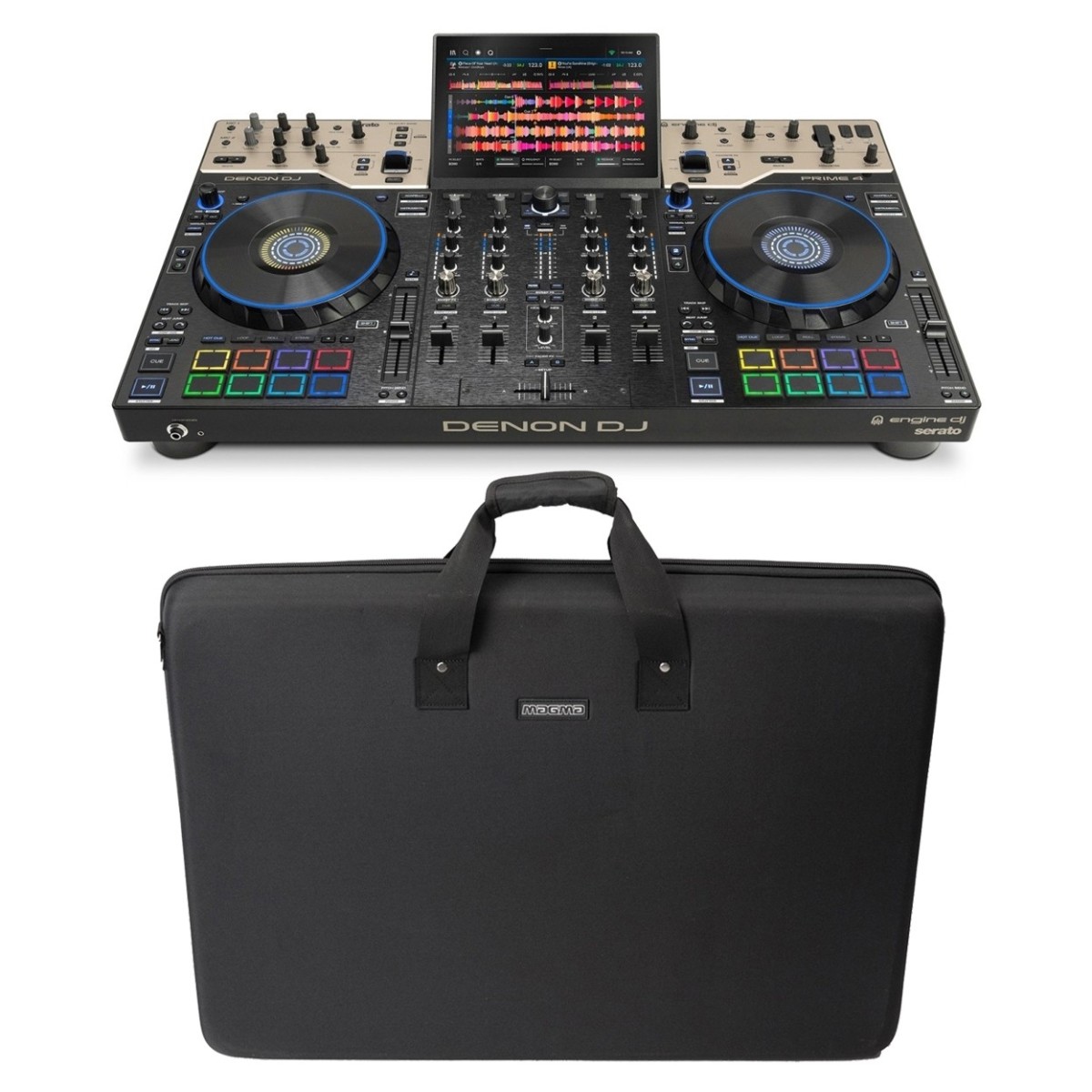 Denon DJ Prime 4 G2 und Magma CTRL Case Bundle