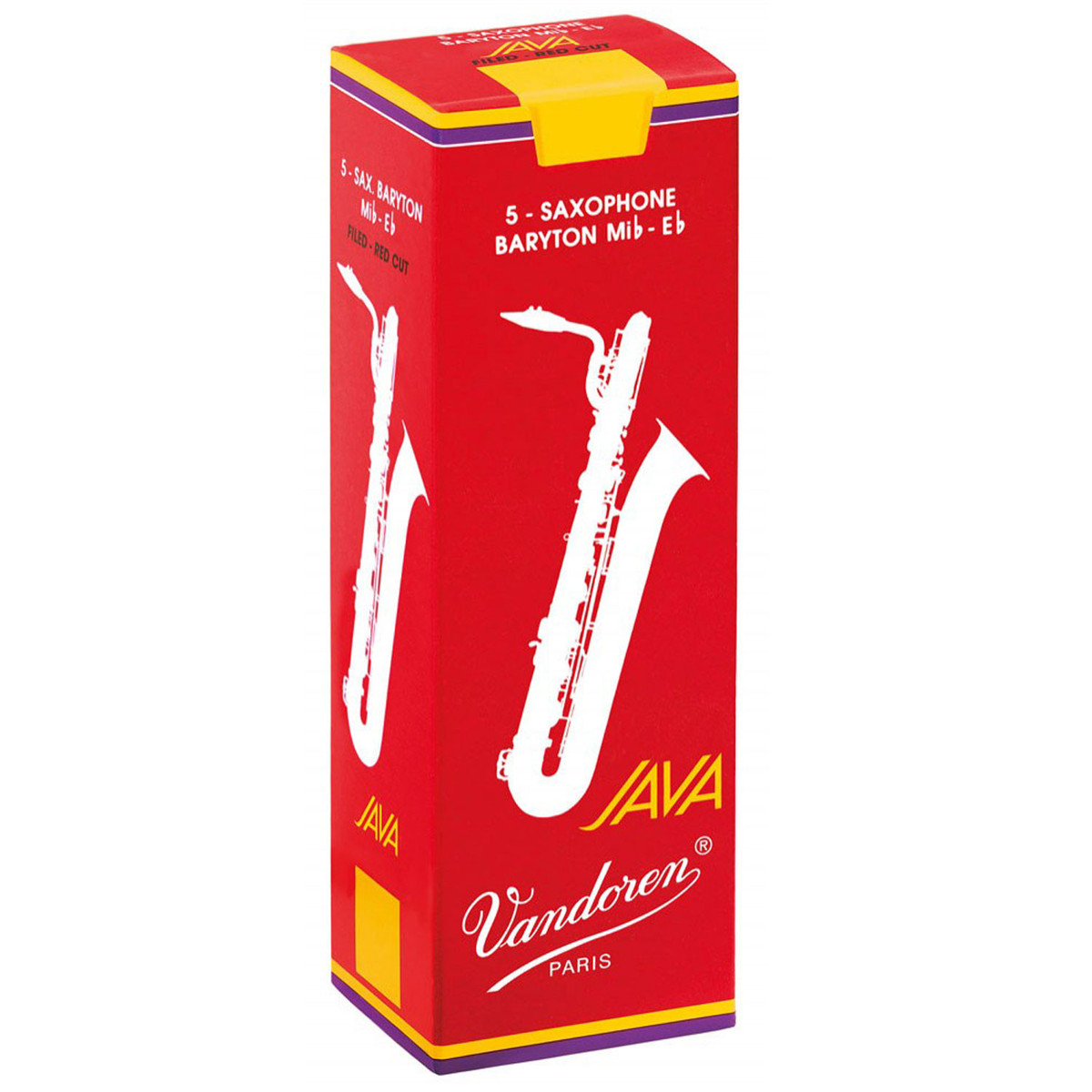 Vandoren Java rote Bariton Saxophon Reeds 2 (5er Pack)