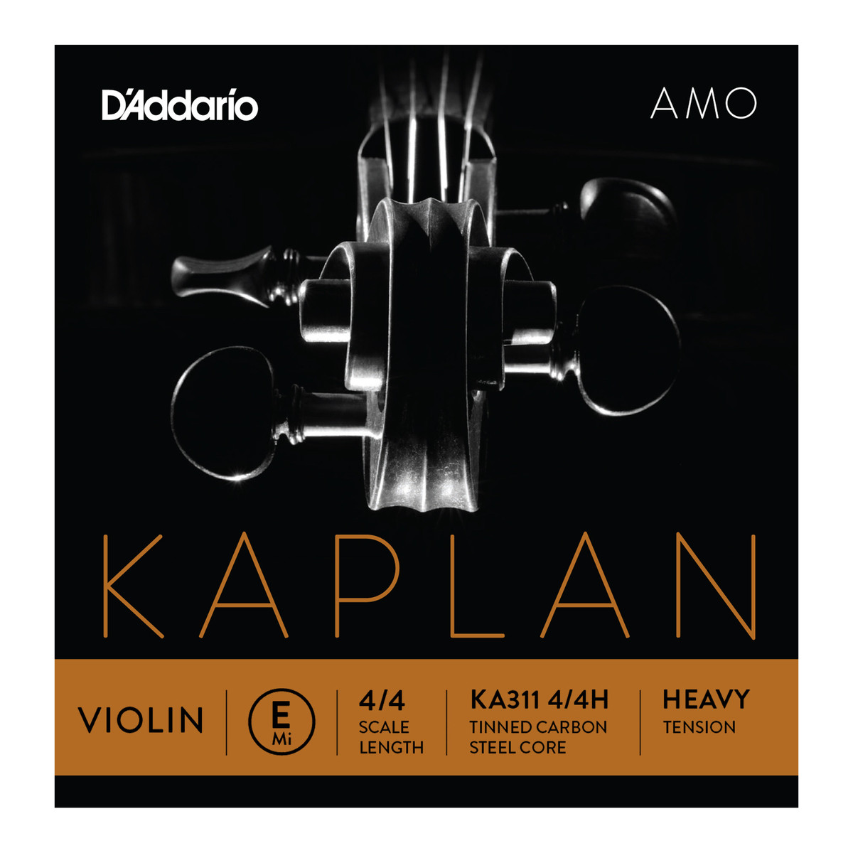 DAddario Kaplan Amo E-Saite für Violine Größe 4/4 stark