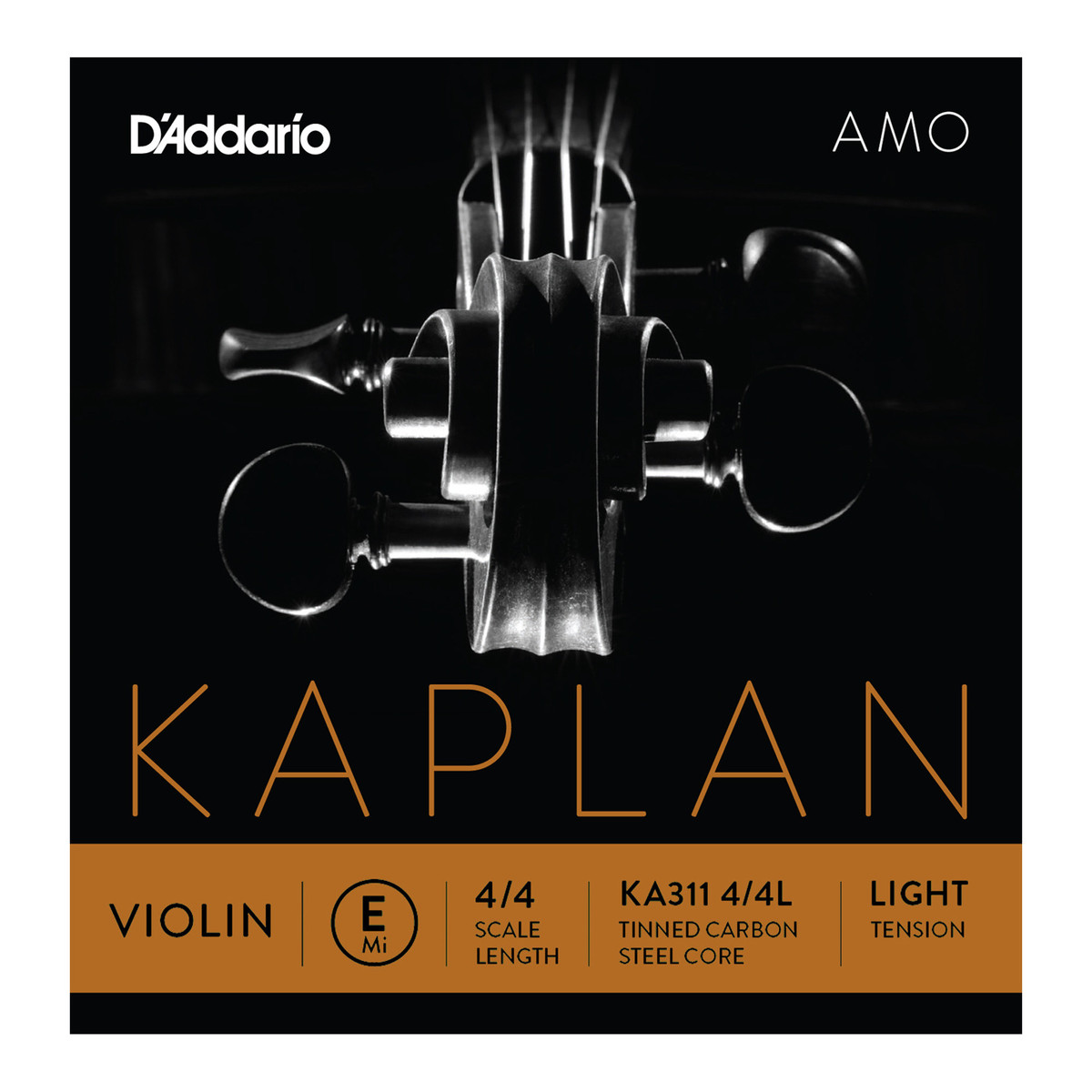 DAddario Kaplan Amo Violine E-Saite 4/4 Größe leicht