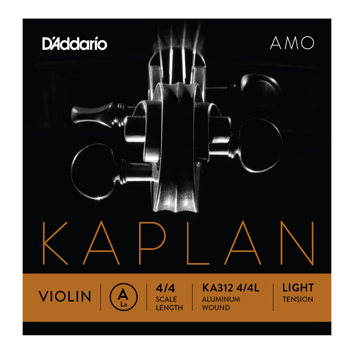 DAddario Kaplan Amo Violine A Saite 4/4 Größe hell