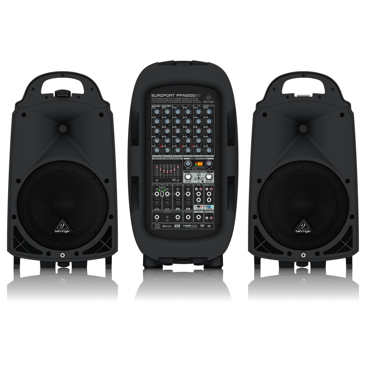 Behringer PPA2000BT Mobiles 8-Kanal-PA-System