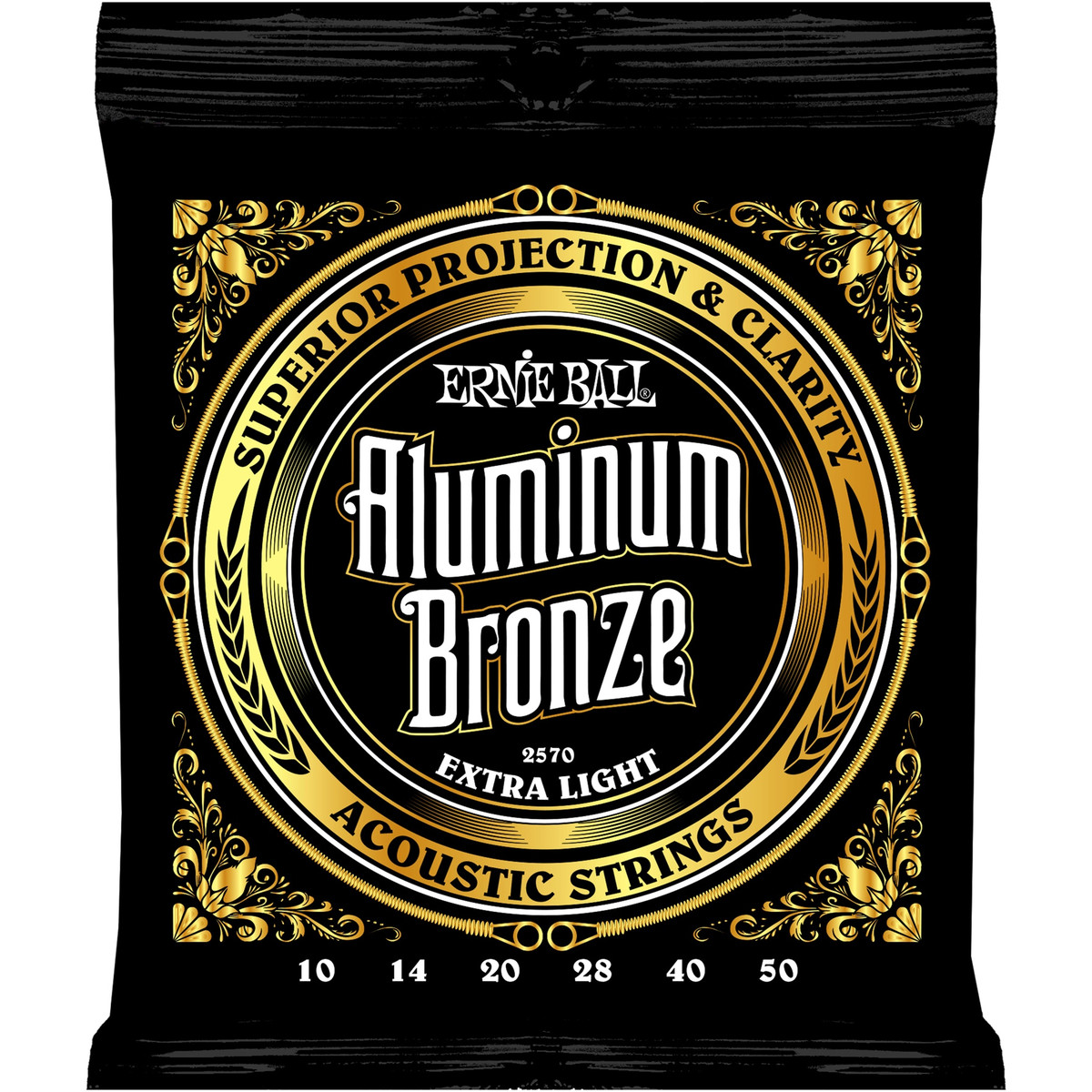 Ernie Ball 2570 Aluminium Bronze Westerngitarre Saiten 10-50
