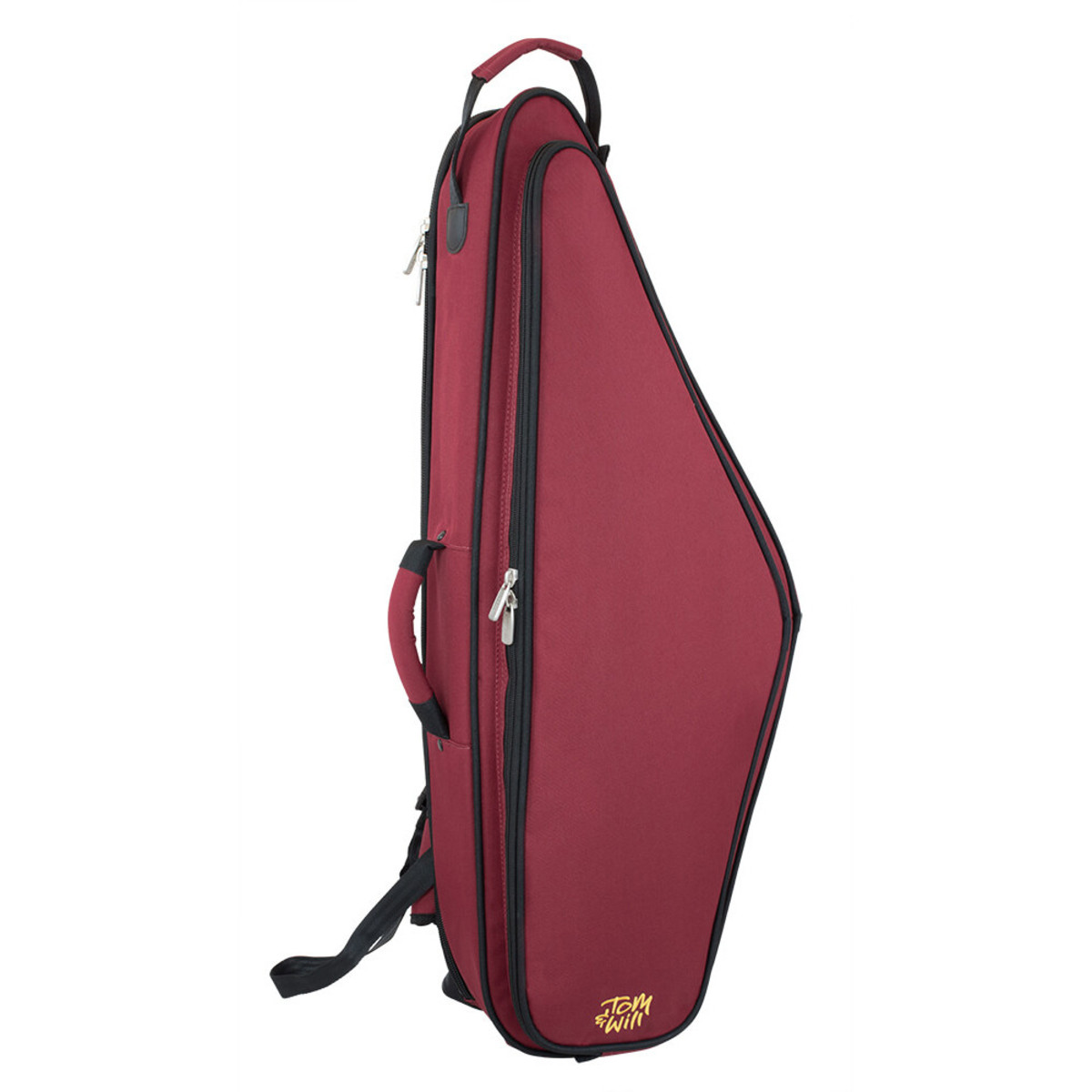 Tom and Will Tenor Saxophon Gig-Tasche    Burgundy mit schwarzer Blende