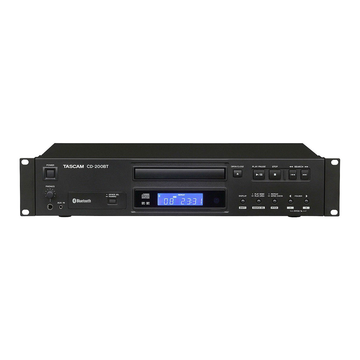 Tascam CD-200BT Rackmount-CD-Player mit Bluetooth