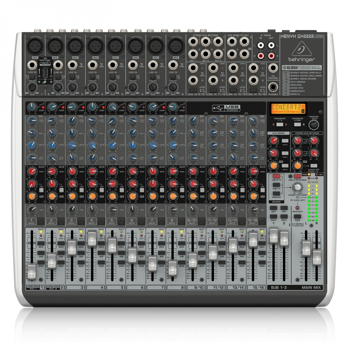 Behringer Xenyx QX2222USB USB-Mixer