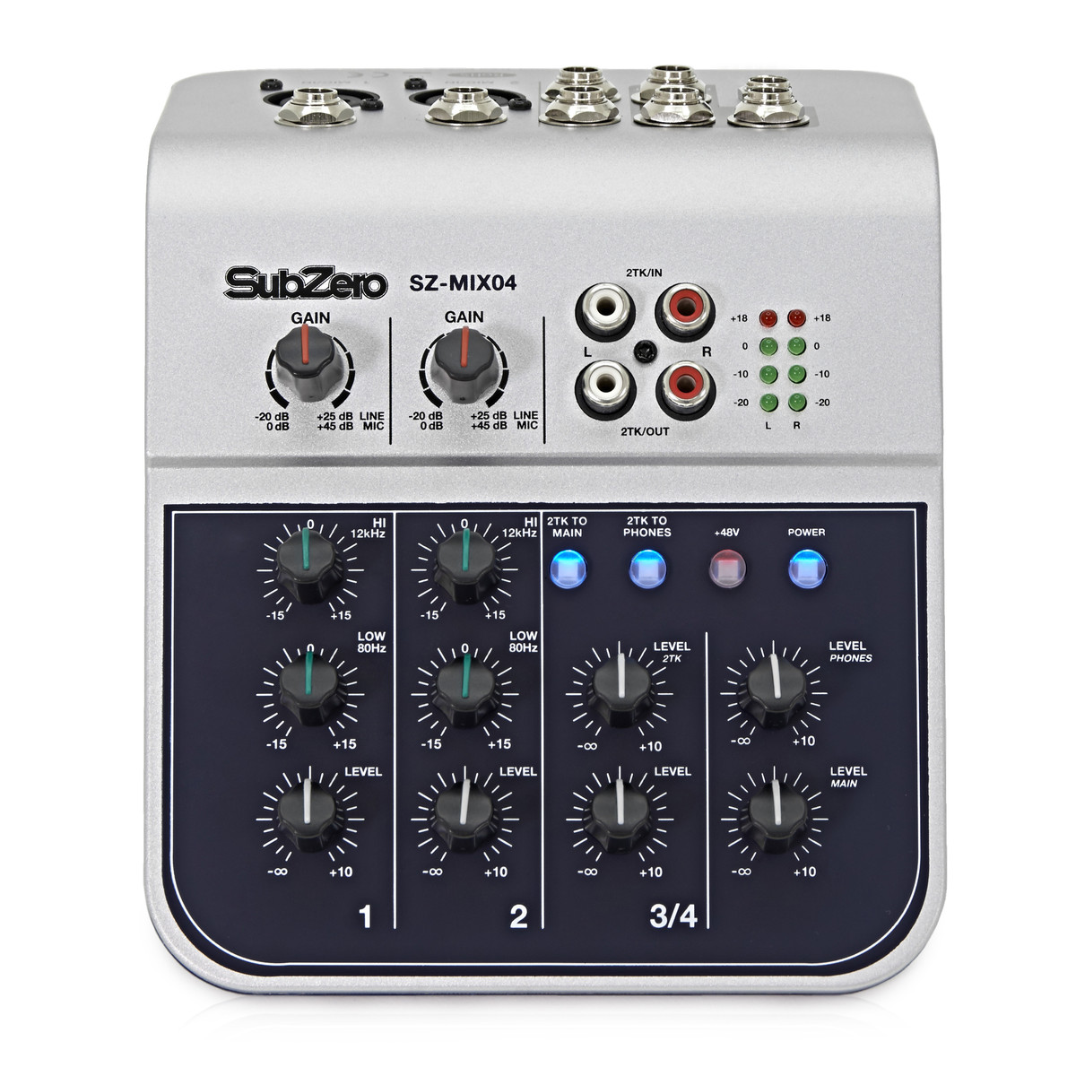 SubZero SZ-MIX04 4-Kanal-Mini-Mixer