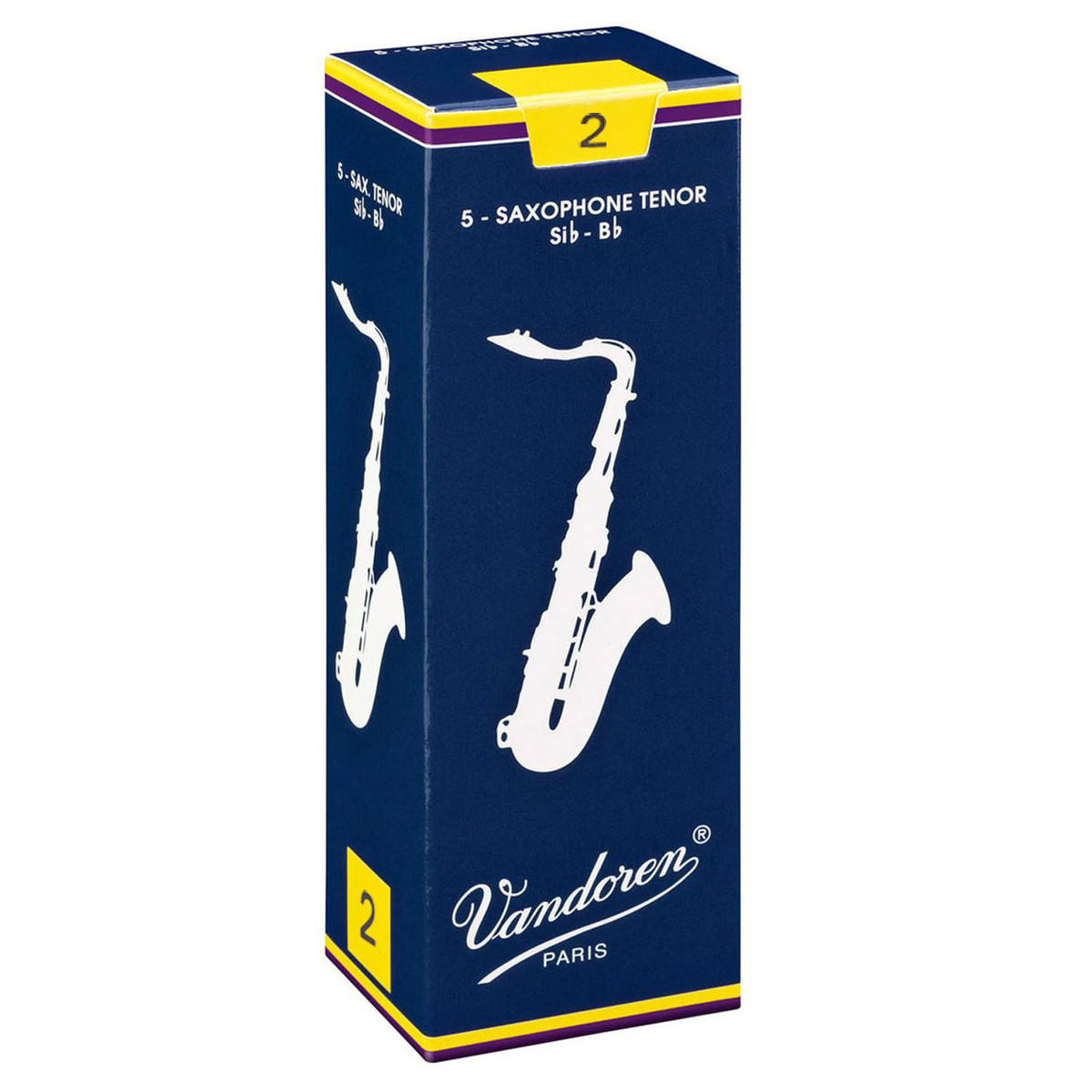 Vandoren traditionellen Tenor Saxophon Reeds 2 (5er Pack)