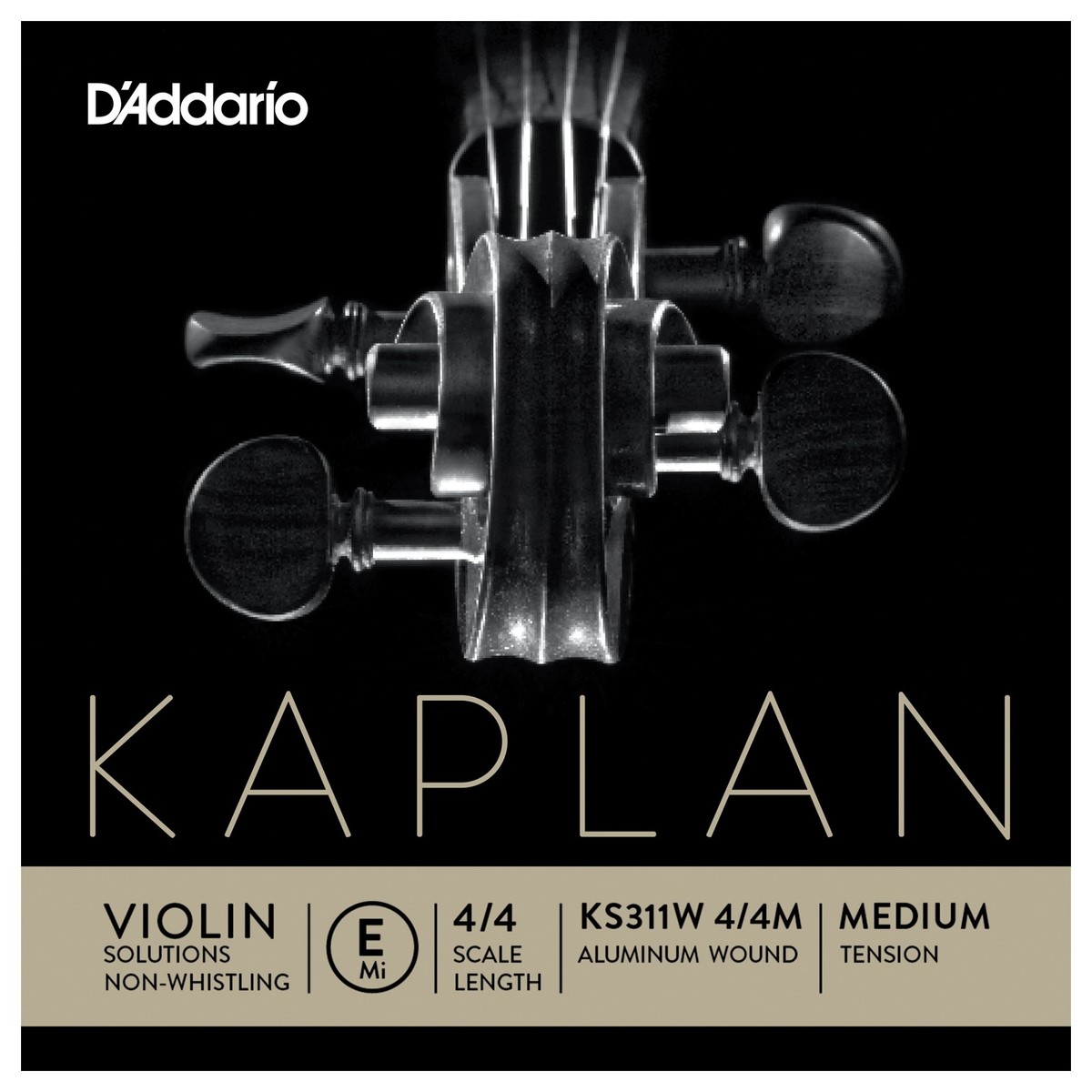 DAddario Kaplan Golden Spiral Violine E-Saite nicht pfeifend Kugel