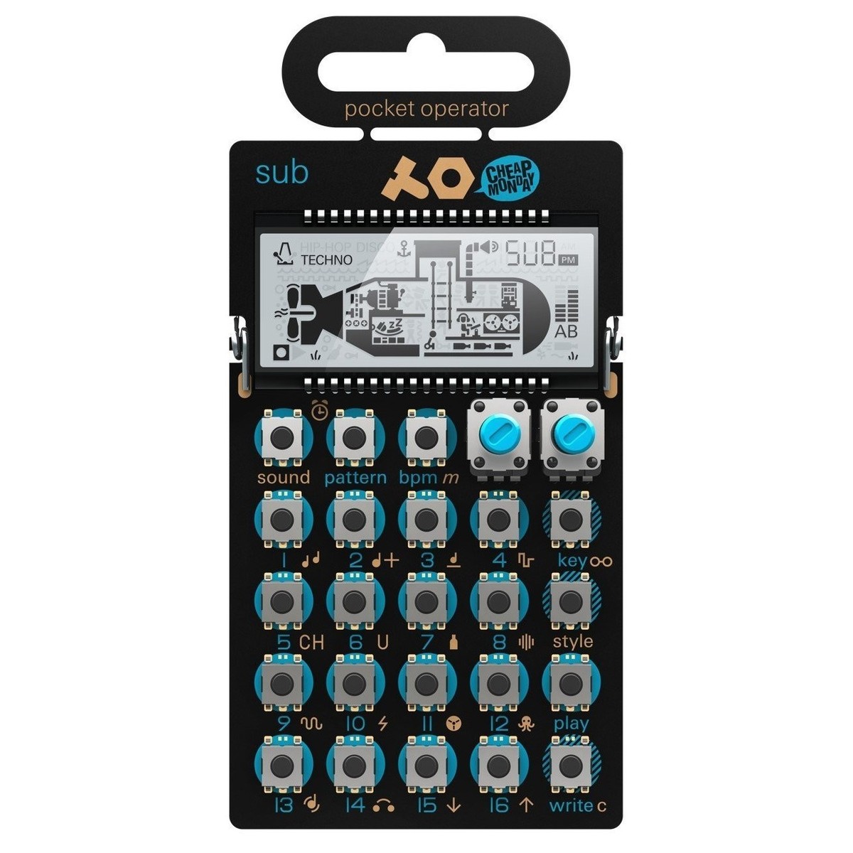 Teenage Engineering PO-14 Sub Pocket Bass-Synthesizer