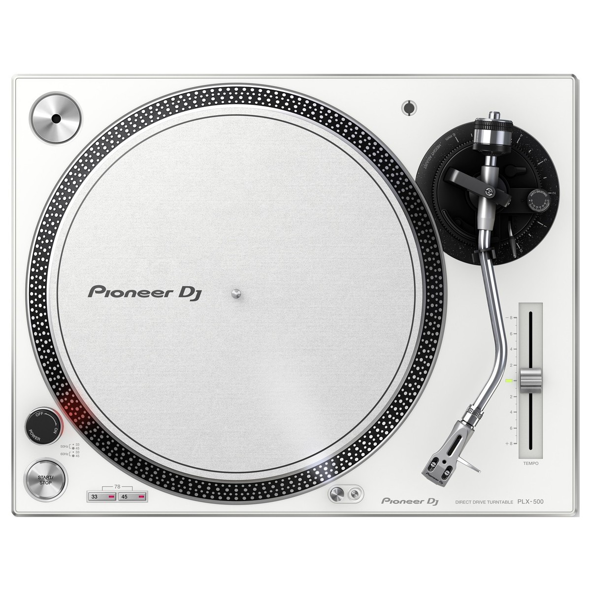 Pioneer PLX-500 Plattenspieler mit Direktantrieb Weiß