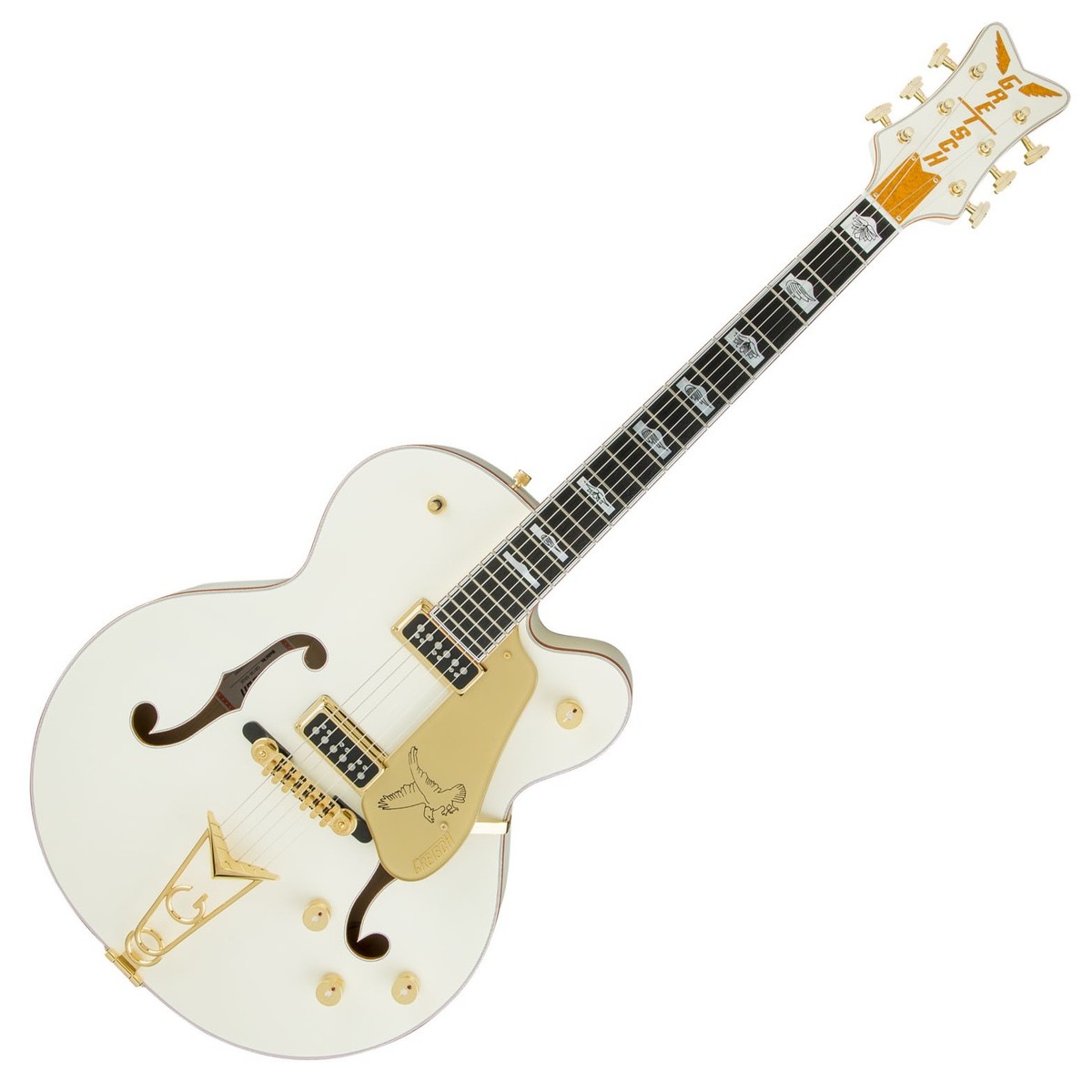 Gretsch G6136 55 Vintage Select White Falcon Vintage weiß lackiert