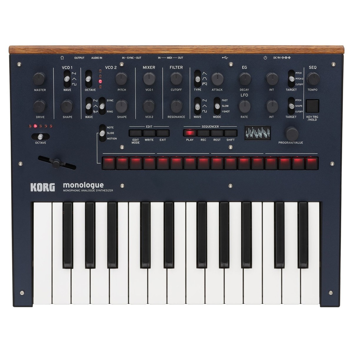 Korg Monologue Analog-Synthesizer blau