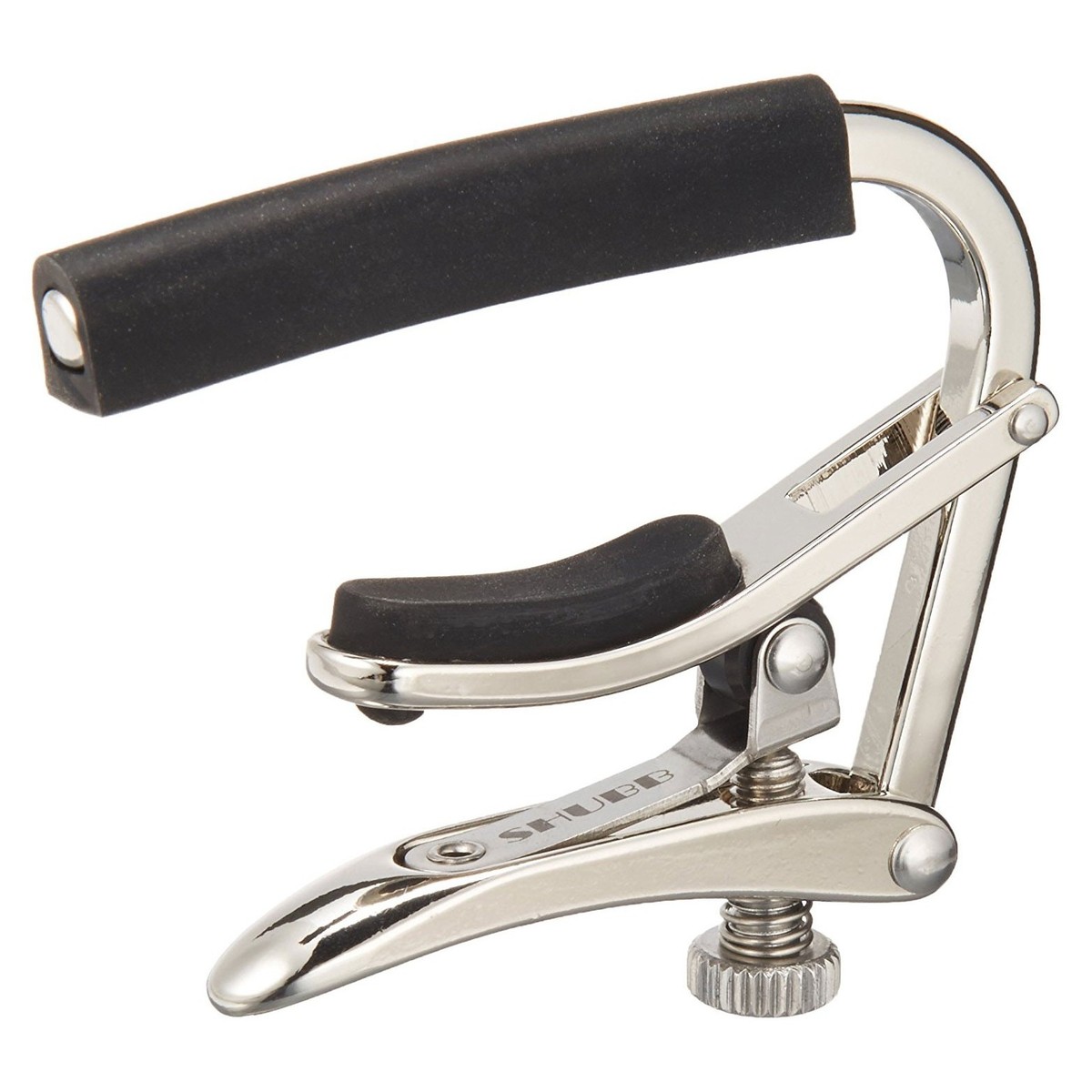 Shubb C1 Kapodaster f. Westerngitarre Nickel poliert