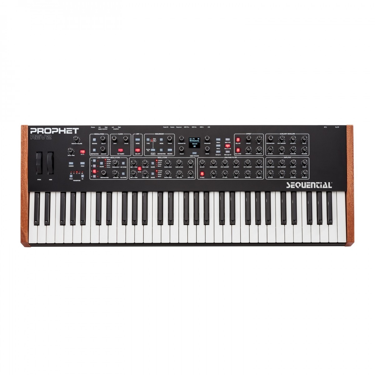 Dave Smith Instruments Prophet Rev2 Analoger Synthesizer mit 16-stimmiger Polyphonie