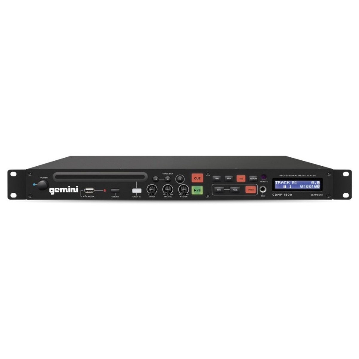 Gemini CDMP-1500 19 professionelle 1U Rackmount CD/MP3/USB-Player