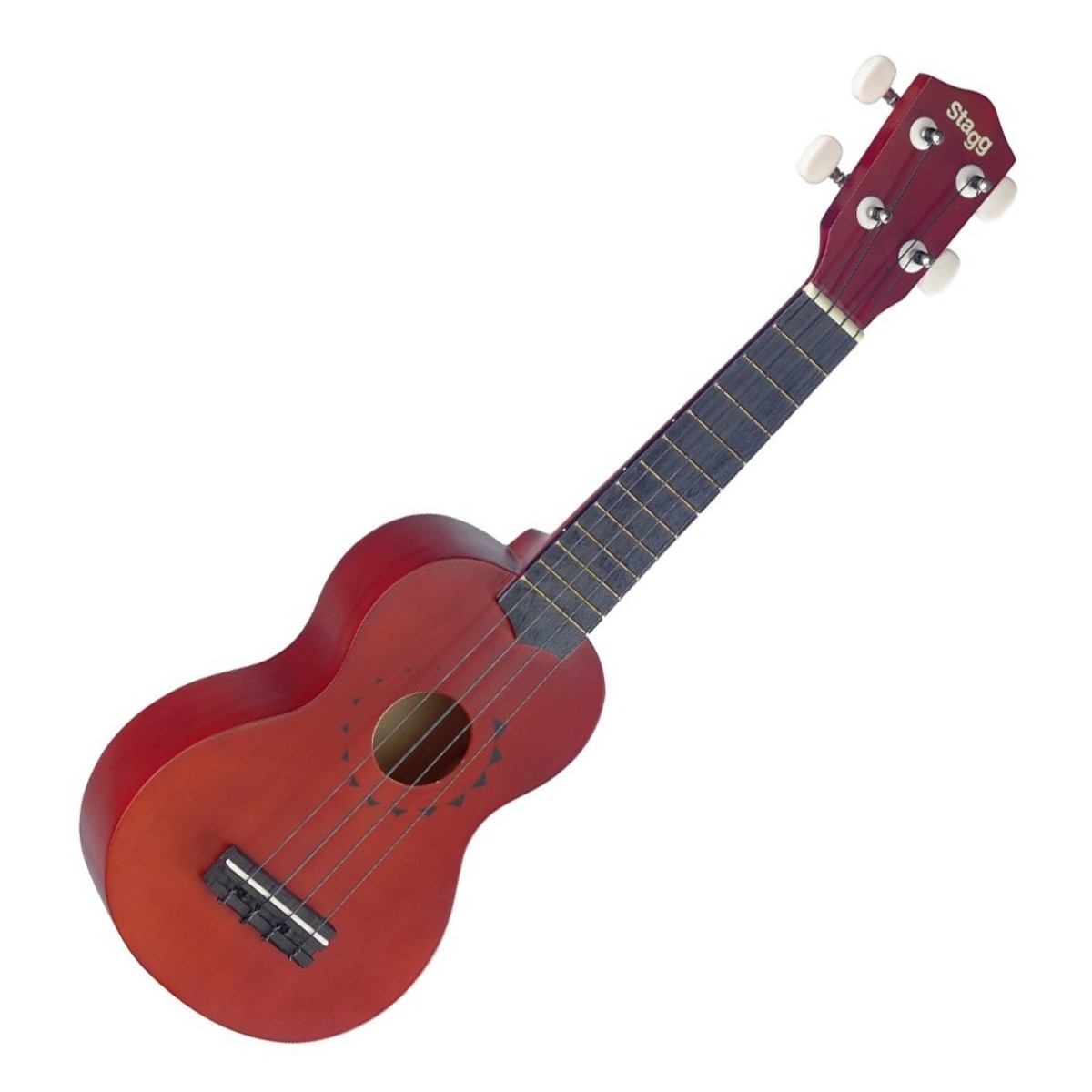 Stagg Sopran-Ukulele-Tattoo-Design Nato mit Tasche