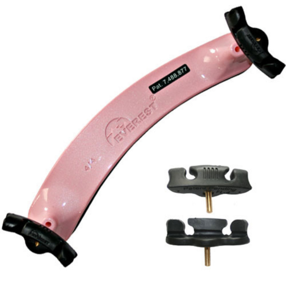 Everest Schulterstütze für Violine Größe 4/4-3/4 hellrosa