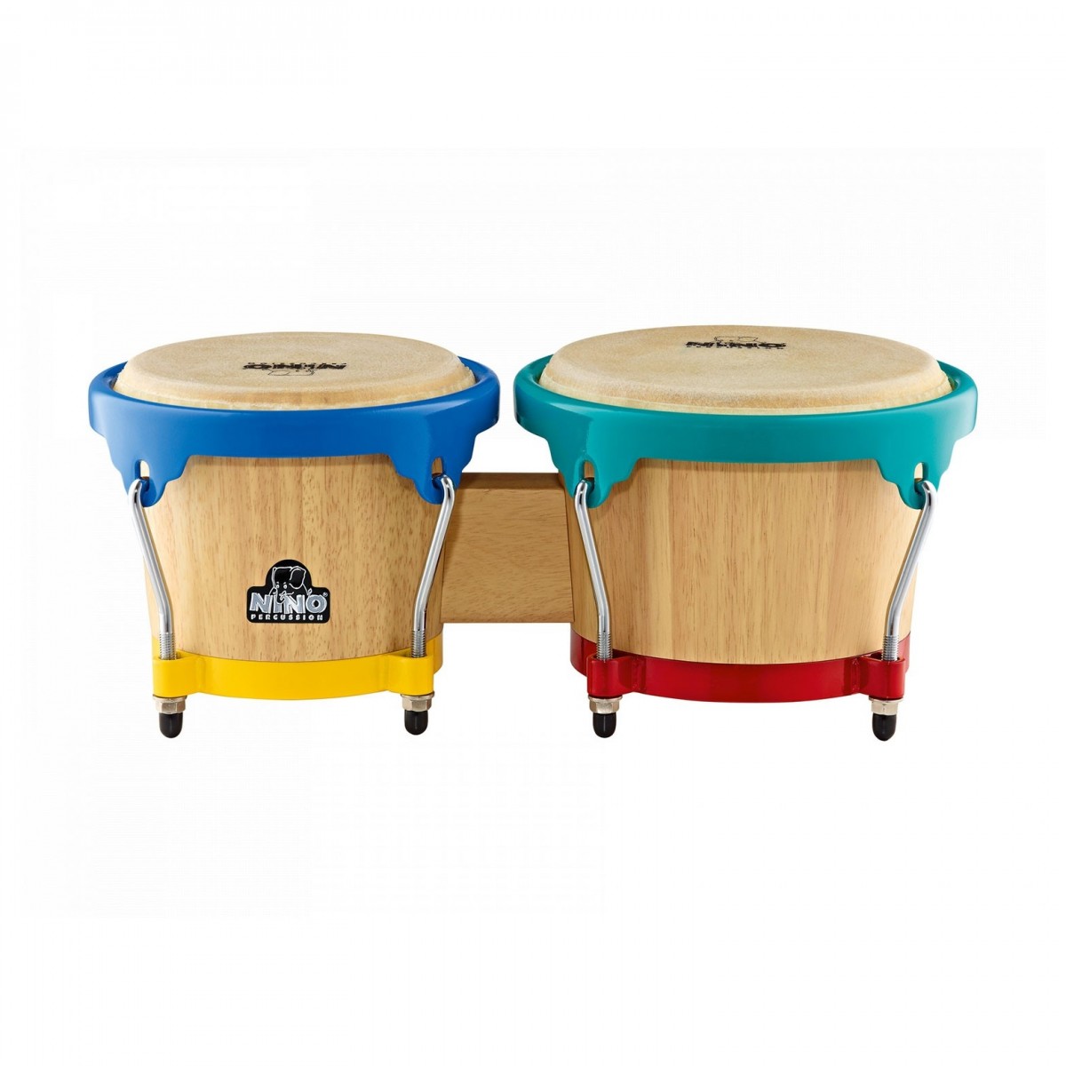 Nino von Meinl 6 1/2' & 7 1/2' Bongos Natur mit Harlekin-Hardware
