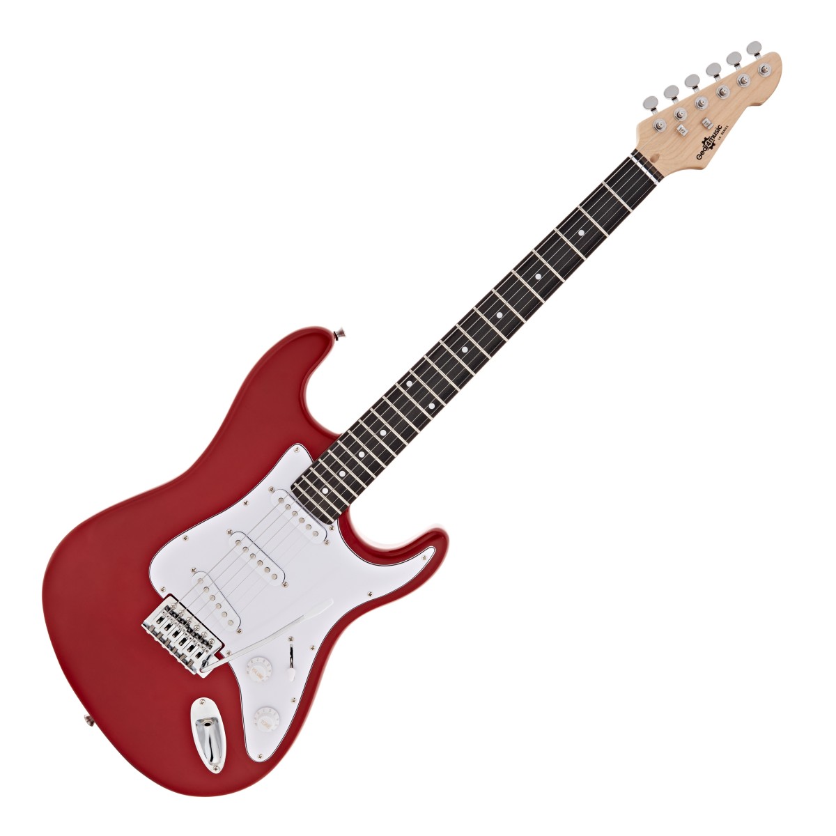 LA E-Gitarre von Gear4music Rot