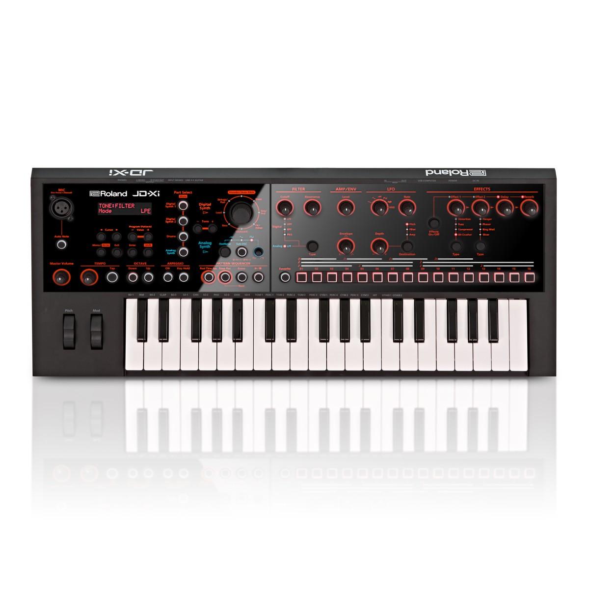 Roland JD-Xi Interaktiver Analog/Digital-Crossover-Synthesizer