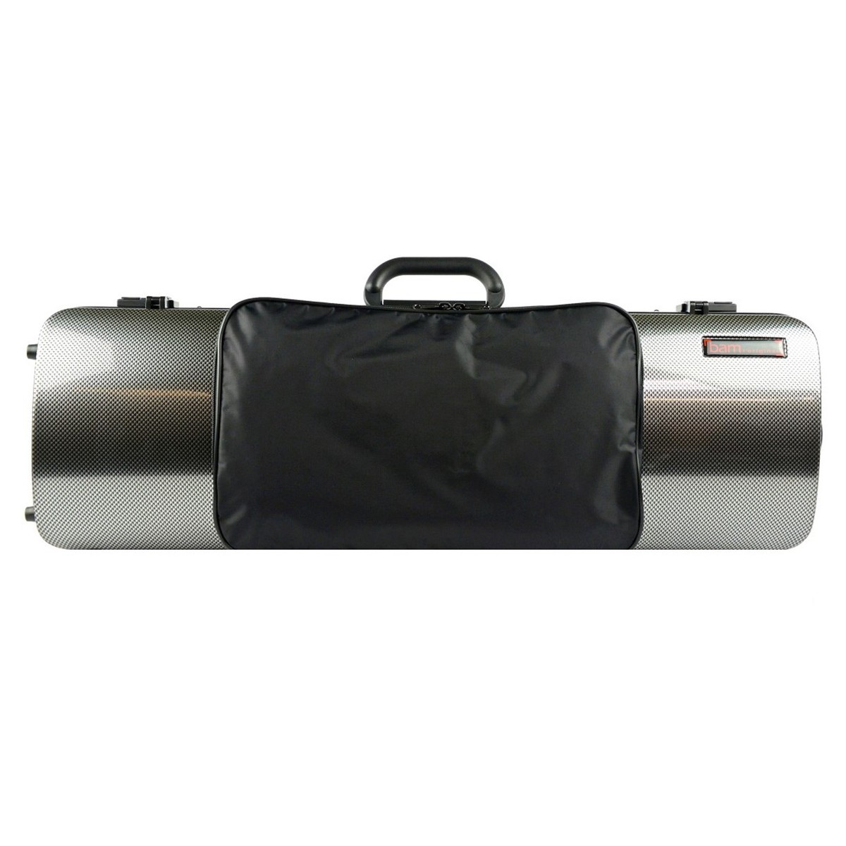 BAM 2011XL Hightech Oblong Violine Case Tasche Silber Carbon